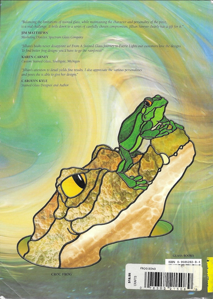 Rare Frog Song 2002 Stained Glass Pattern Book Jillian Sawyer - Awesom – Love That Glass rare-frog-song-2002-stained-glass-pattern-book-jillian-sawyer-awesom-love-that-glass