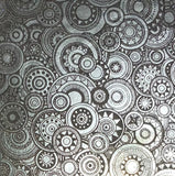 Thin Black 3x3 CBS Red Silver Chris Stell Sundials 90 COE Dichroic Glass