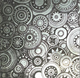 Thin Black 3x3 CBS Red Silver Chris Stell Sundials 90 COE Dichroic Glass