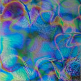 CBS 3mm Black Bullseye Corkscrew 90 COE Dichroic Glass - 3 Sizes!