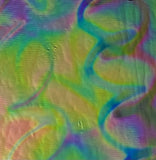 CBS 3mm Black Bullseye Corkscrew 90 COE Dichroic Glass - 3 Sizes!