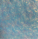 Thin Clear CBS Salmon Florentine 90 COE Dichroic Glass - 5 sizes available!