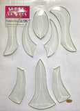 Glass Bevel Angel Cluster for Stained Glass and Lead Projects - Free US shipping!