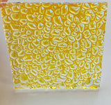 Thin Clear CBS Pink Teal Dew Drop 90 COE Dichroic Glass - 5 sizes available!