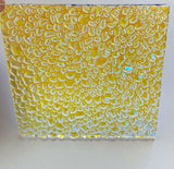 Thin Clear CBS Pink Teal Dew Drop 90 COE Dichroic Glass - 5 sizes available!