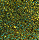 Black CBS Blue Gold 'Dew Drop' 90 COE Dichroic Glass - 5 sizes available!