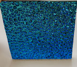 Black CBS Pink Teal Dew Drop 90 COE Dichroic Glass - 5 sizes available!