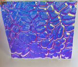 Clear 3mm CBS Cyan Copper Figure C 90 COE Dichroic Glass - 5 sizes available!