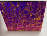 Black CBS Green Magenta Florentine 90 COE Dichroic Glass - 5 sizes available!