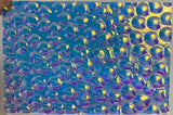 CBS Thin Clear Cyan Copper Hammered 90 COE Dichroic Glass - 5 sizes available!