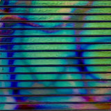 CBS 3mm Black Bullseye Reptilian Prismatic 90 COE Dichroic Glass - 3 Sizes!