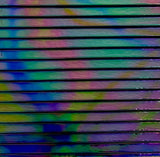 CBS 3mm Black Bullseye Reptilian Prismatic 90 COE Dichroic Glass - 3 Sizes!