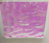 Clear Bullseye CBS Emerald Green Ripple 90 COE Dichroic Glass - 5 sizes available!