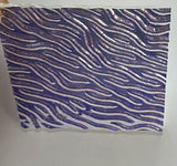 Thin Clear CBS Red Silver Stream X 90 COE Dichroic Glass - 4 sizes available!