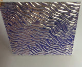 Thin Clear CBS Red Silver Stream X 90 COE Dichroic Glass - 4 sizes available!