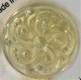 35mm Swirl Textured Glass Jewels for Stained Glass - (13) Colors Available!!