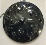 35mm Swirl Textured Glass Jewels for Stained Glass - (13) Colors Available!!