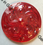 35mm Swirl Textured Glass Jewels for Stained Glass - (13) Colors Available!!