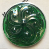 35mm Swirl Textured Glass Jewels for Stained Glass - (13) Colors Available!!