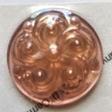 35mm Swirl Textured Glass Jewels for Stained Glass - (13) Colors Available!!