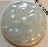 35mm Swirl Textured Glass Jewels for Stained Glass - (13) Colors Available!!
