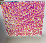 Clear CBS Magenta Green Dew Drop 90 COE Dichroic Glass - 5 sizes available!