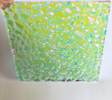 Clear CBS Green Magenta Reflector 'Dew Drop' 90 COE Dichroic Glass - 5 sizes available!