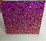 Black CBS Green Magenta Reflector 'Dew Drop' 90 COE Dichroic Glass - Available in 5 sizes!