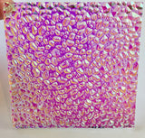 Clear CBS Magenta Green Dew Drop 90 COE Dichroic Glass - 5 sizes available!