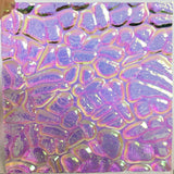 Clear 3mm CBS Emerald 'Figure C' 90 COE Dichroic Glass - 5 sizes available!