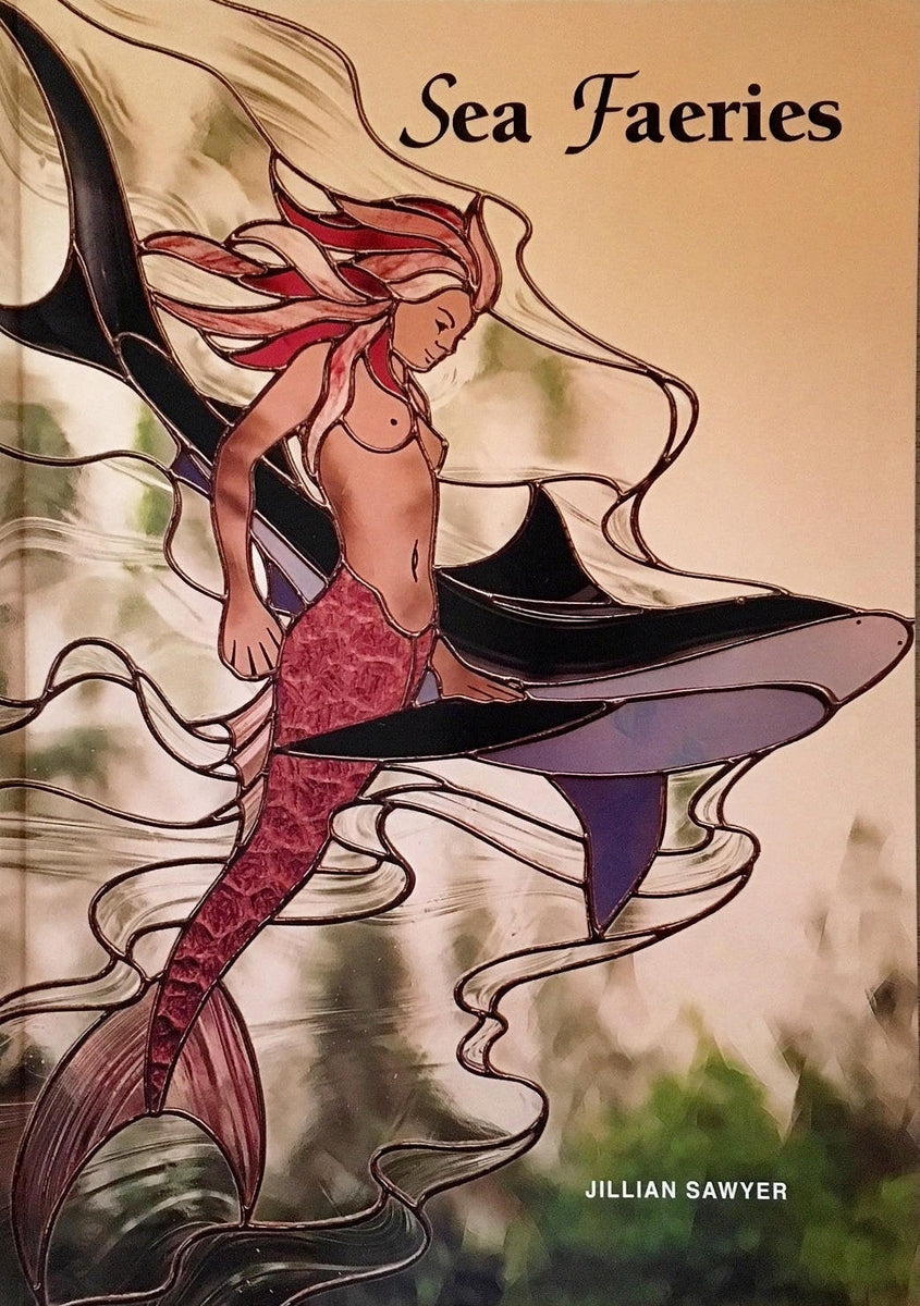Sea Faeries 1998 Stained Glass Pattern Book - Dolphin Seahorse Turtle – Love That Glass sea-faeries-1998-stained-glass-pattern-book-dolphin-seahorse-turtle-love-that-glass