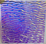 Clear CBS Cyan Copper 'Stream X' 90 COE Dichroic Glass - 5 sizes available!