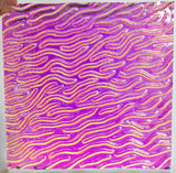 Clear CBS Magenta Green 'Stream X' 90 COE Dichroic Glass - 5 sizes available!