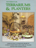Rare Vintage 1984 'Terrariums and Planters' Stained Glass Pattern Book