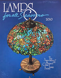 Vintage 2010 'Lamps for All Seasons' Stained Glass Tiffany Lampshades Full Color ASGLA Calendar - Great source of inspiration!