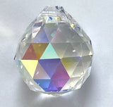20mm Preciosa AB Crystal Chandelier Pendant Glass Ball Prism - Beautiful!