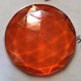 30mm Faceted Glass Jewels for Stained Glass ~ 17 Colors Available!!