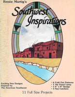 Rare Vintage 1988 Southwest Inspirations Stained Glass Pattern Book Native American Southwestern Designs