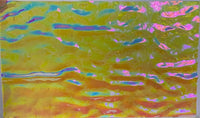 Clear Rainbow #2 Bullseye Ripple 90 COE Dichroic Glasses