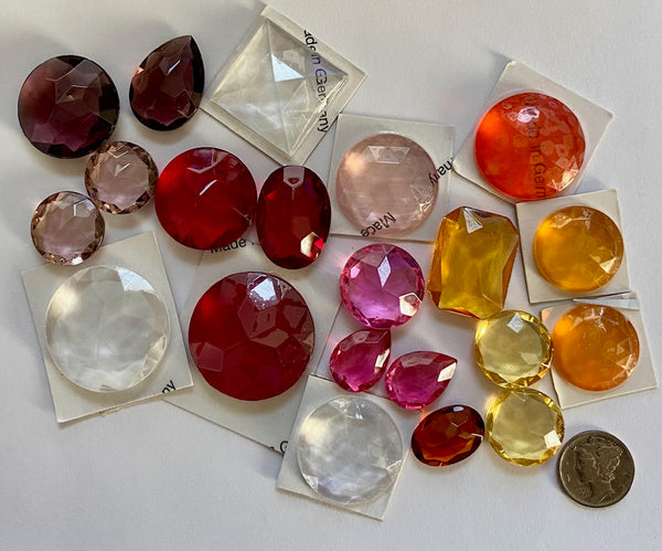 Reserved listing for Dede - Vintage and Flat backed Jewel Assortment