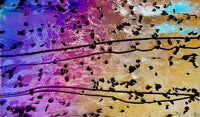 CBS Mardi Gras #4200 Rainbow #2 Frit Stringers 90 COE Dichroic Glass (Coating reversed)