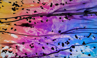 CBS Mardi Gras #4200 Rainbow #2 Frit Stringers 90 COE Dichroic Glass (Coating reversed)