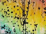 CBS Mardi Gras #4200 Rainbow #2 Frit Stringers 90 COE Dichroic Glass (Coating reversed)