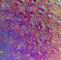 Clear CBS Rainbow #2 Florentine 90 COE Dichroic Glass