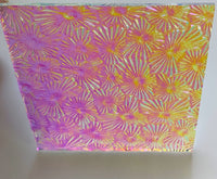 Clear CBS Rainbow #2 Florentine 90 COE Dichroic Glass