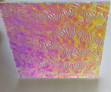 Clear CBS Rainbow #2 Florentine 90 COE Dichroic Glass