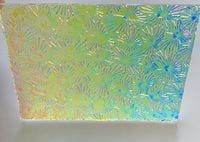 Clear CBS Rainbow #2 Florentine 90 COE Dichroic Glass