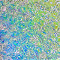 Clear CBS Rainbow #2 Florentine 90 COE Dichroic Glass