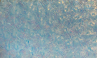 Thin Clear CBS Salmon Florentine 90 COE Dichroic Glass - 5 sizes available!