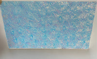 Thin Clear CBS Salmon Florentine 90 COE Dichroic Glass - 5 sizes available!